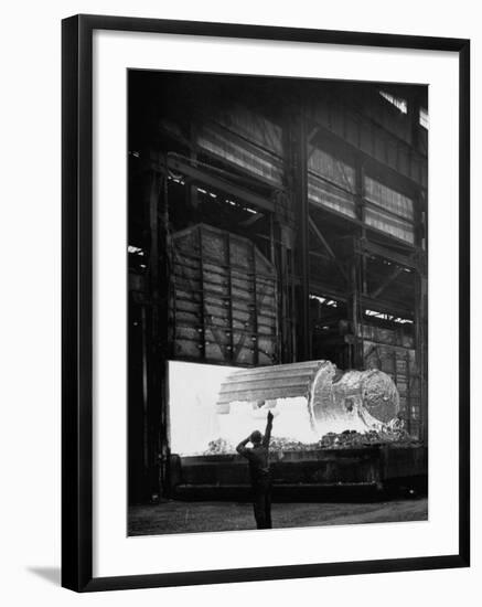 Manufacture of Steel-Fritz Goro-Framed Premium Photographic Print