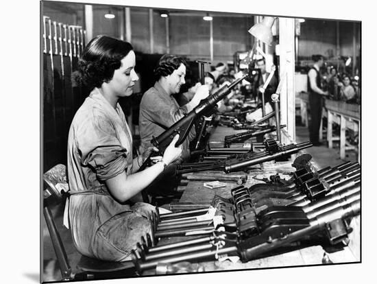 Manufacture of Sten Guns-Associated Newspapers-Mounted Photo