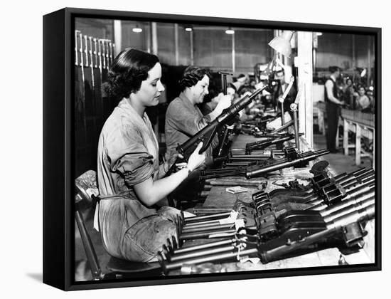Manufacture of Sten Guns-Associated Newspapers-Framed Stretched Canvas