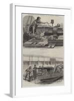 Manufacture of the Armstrong Gun at Woolwich Arsenal-null-Framed Giclee Print