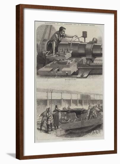 Manufacture of the Armstrong Gun at Woolwich Arsenal-null-Framed Giclee Print