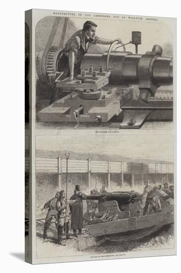 Manufacture of the Armstrong Gun at Woolwich Arsenal-null-Stretched Canvas