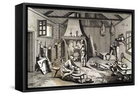 Manufacture of the Fromage D'Auvergne, 1877, France, 19th Century-null-Framed Stretched Canvas