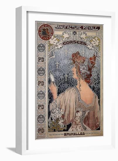 Manufacture Royale, 1897-Henri Privat-Livemont-Framed Giclee Print