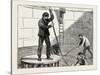 Manufacturing an Electric Telegraph Cable: Coiling Down the Cable in the Tank, 1873-null-Stretched Canvas