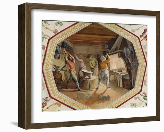 Manufacturing Armour-Bernardino Barbatelli Poccetti-Framed Giclee Print