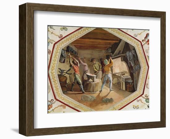 Manufacturing Armour-Bernardino Barbatelli Poccetti-Framed Giclee Print