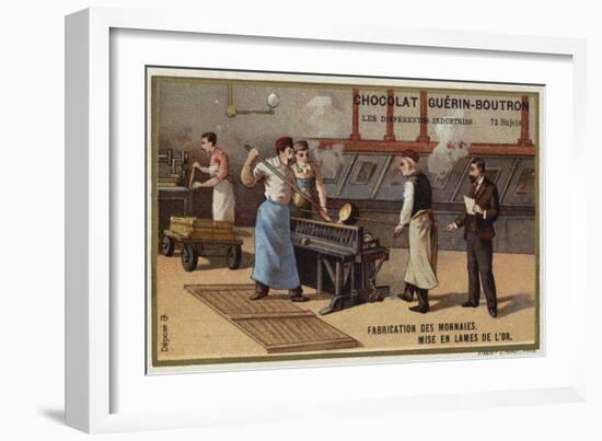 Manufacturing Coins-null-Framed Giclee Print