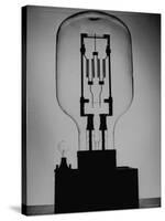 Manufacturing G. E. Giant Electric Bulb-Al Fenn-Stretched Canvas