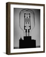 Manufacturing G. E. Giant Electric Bulb-Al Fenn-Framed Photographic Print
