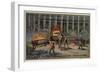 Manufacturing Gas for Lighing. Removing Coke from the Retorts-null-Framed Giclee Print