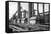 Manufacturing Plant-null-Framed Stretched Canvas