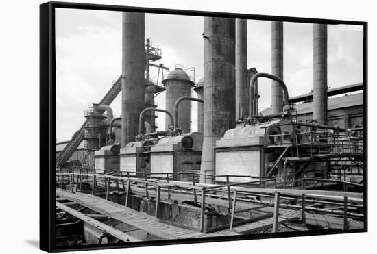 Manufacturing Plant-null-Framed Stretched Canvas