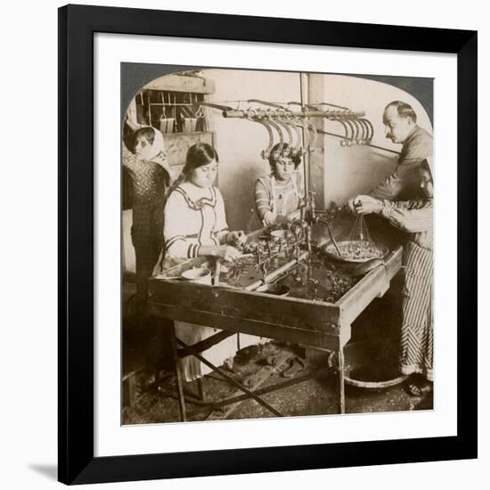 Manufacturing Silk, Syria, 1900s-Underwood & Underwood-Framed Giclee Print