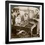 Manufacturing Silk, Syria, 1900s-Underwood & Underwood-Framed Giclee Print