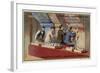 Manufacturing Tapestries at the Gobelins Manufactory-null-Framed Giclee Print