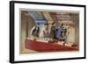 Manufacturing Tapestries at the Gobelins Manufactory-null-Framed Giclee Print