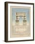 Manuscript and Graphic Description of the Arc De Triomphe, Paris-Jules-Denis Thierry-Framed Giclee Print