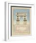Manuscript and Graphic Description of the Arc De Triomphe, Paris-Jules-Denis Thierry-Framed Premium Giclee Print