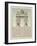 Manuscript and Graphic Description of the Arc De Triomphe, Paris-Jules-Denis Thierry-Framed Giclee Print