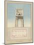 Manuscript and Graphic Description of the Arc De Triomphe, Paris-Jules-Denis Thierry-Mounted Giclee Print