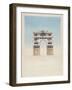 Manuscript and Graphic Description of the Arc De Triomphe.-Jules-Denis Thierry-Framed Giclee Print