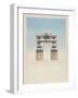 Manuscript and Graphic Description of the Arc De Triomphe.-Jules-Denis Thierry-Framed Giclee Print