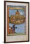 Manuscript Illumination of Noah's Ark-null-Framed Giclee Print