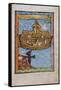 Manuscript Illumination of Noah's Ark-null-Framed Stretched Canvas