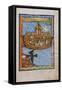 Manuscript Illumination of Noah's Ark-null-Framed Stretched Canvas