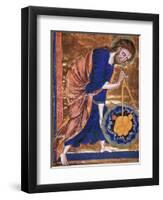 Manuscript Illumination-null-Framed Giclee Print