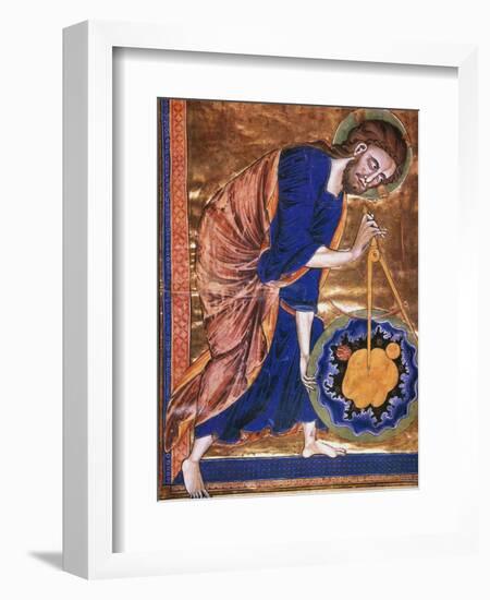 Manuscript Illumination-null-Framed Giclee Print