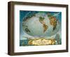Manuscript Map of the World - Pan American World Airways, C.1942-null-Framed Giclee Print