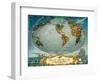 Manuscript Map of the World - Pan American World Airways, C.1942-null-Framed Giclee Print