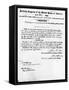 Manuscript of Fifteenth Amendment to the Constitution-null-Framed Stretched Canvas
