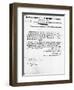 Manuscript of Fifteenth Amendment to the Constitution-null-Framed Giclee Print