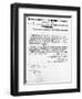 Manuscript of Fifteenth Amendment to the Constitution-null-Framed Giclee Print