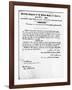 Manuscript of Fifteenth Amendment to the Constitution-null-Framed Giclee Print