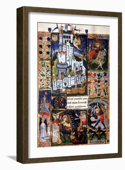 Manuscript of the Hours of Rohan-Montauban-null-Framed Giclee Print