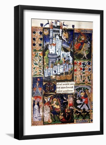 Manuscript of the Hours of Rohan-Montauban-null-Framed Giclee Print