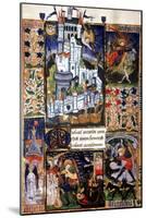 Manuscript of the Hours of Rohan-Montauban-null-Mounted Giclee Print