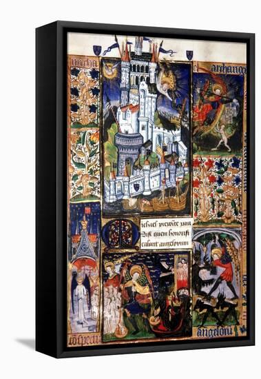 Manuscript of the Hours of Rohan-Montauban-null-Framed Stretched Canvas