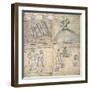 Manuscript on Bark Showing a Description of the Land, and the Privately Owned Houses, Mexico-null-Framed Giclee Print