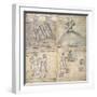 Manuscript on Bark Showing a Description of the Land, and the Privately Owned Houses, Mexico-null-Framed Giclee Print