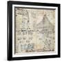 Manuscript on Bark Showing the Political Organization of the City and the Properties Limits-null-Framed Giclee Print