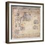 Manuscript on Bark Showing the Political Organization of the City-null-Framed Giclee Print