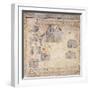 Manuscript on Bark Showing the Political Organization of the City-null-Framed Giclee Print