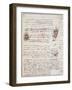Manuscript Page from Codici Rari III 35.2-Leonardo da Vinci-Framed Giclee Print