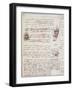 Manuscript Page from Codici Rari III 35.2-Leonardo da Vinci-Framed Giclee Print