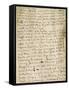 Manuscript Page of Article by Karl Marx-null-Framed Stretched Canvas